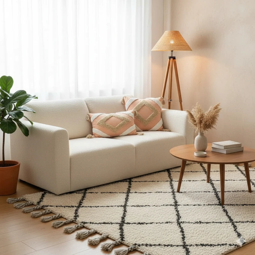 Coussin Berbère Rose Bohème