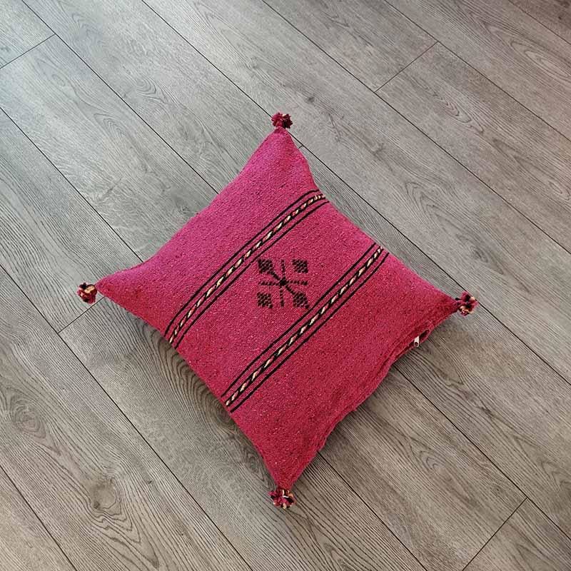 coussin marocain rose