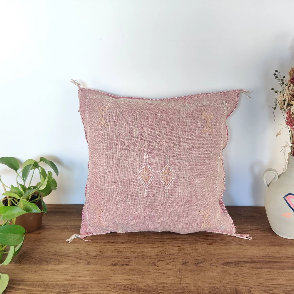 Coussin berbère Rose vintage - MAZIR Décoration
