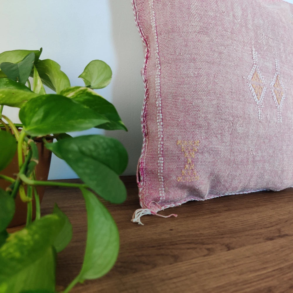 Coussin berbère Rose vintage - MAZIR Décoration