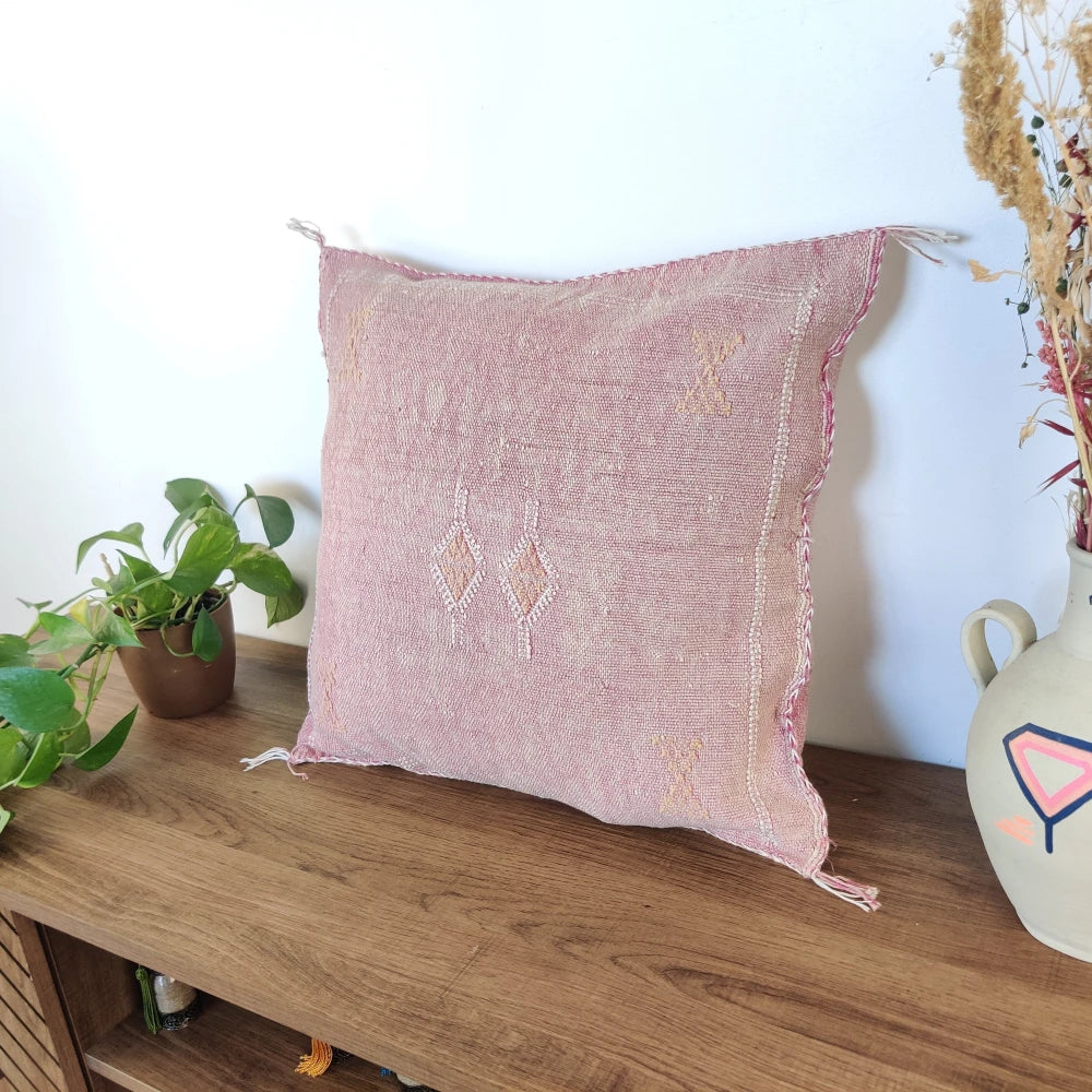 Coussin berbère Rose vintage - MAZIR Décoration