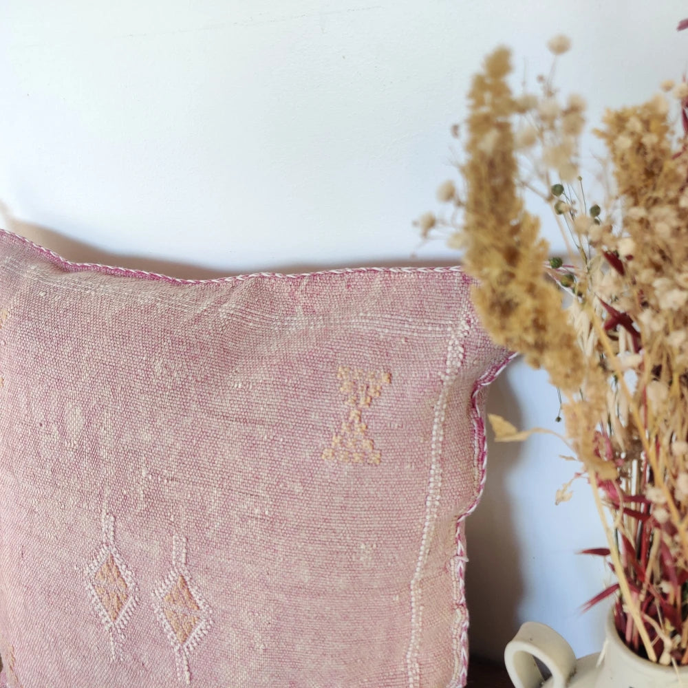 Coussin berbère Rose vintage - MAZIR Décoration