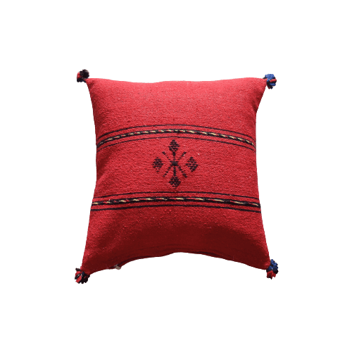 coussin berbère rouge