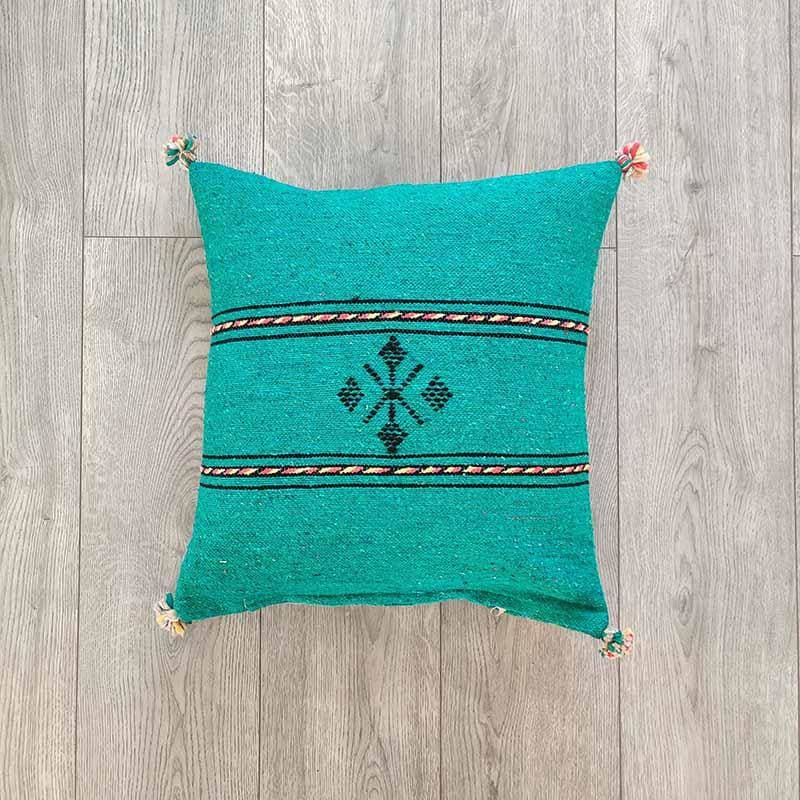 coussin berbère vert