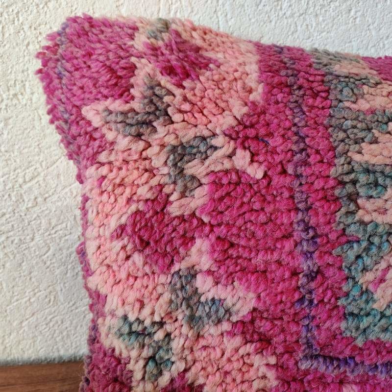 Coussin Berbère Violet Boujaad MAZA - Coussin