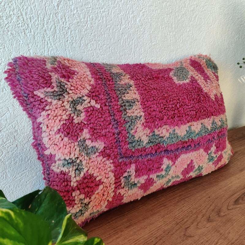 Coussin Berbère Violet Boujaad MAZA - Coussin