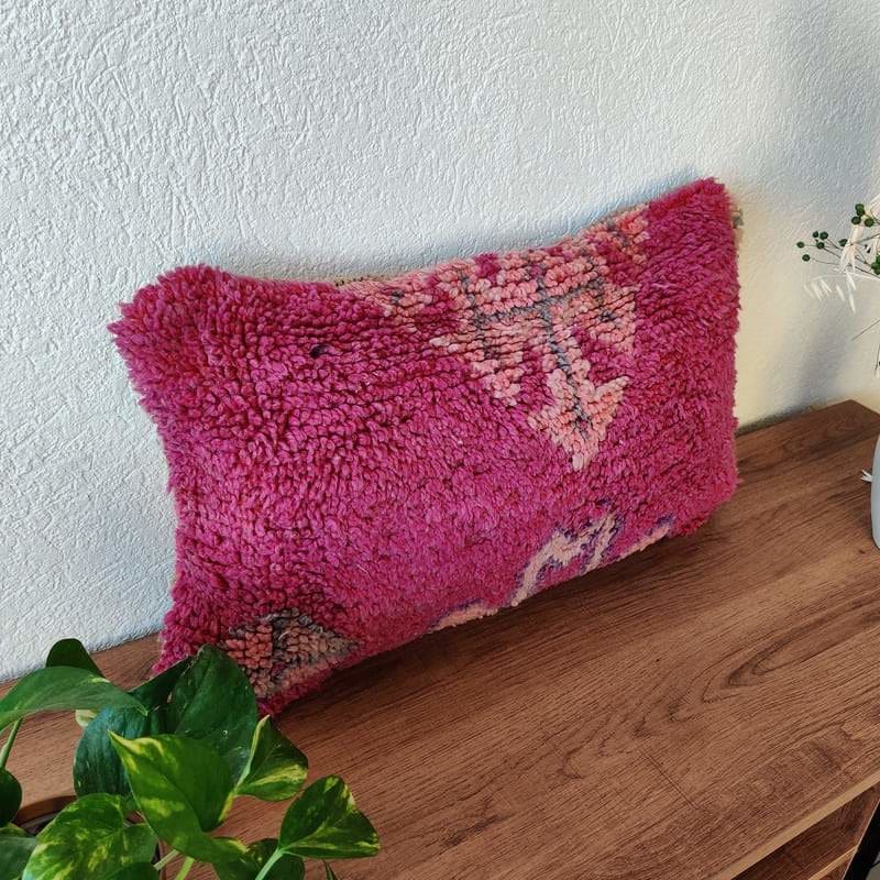 Coussin Berbère Violet Boujaad MAZI - Coussin