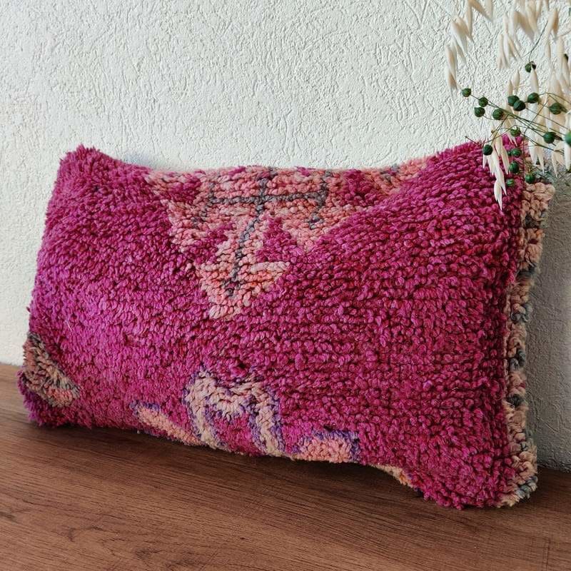 Coussin Berbère Violet Boujaad MAZI - Coussin