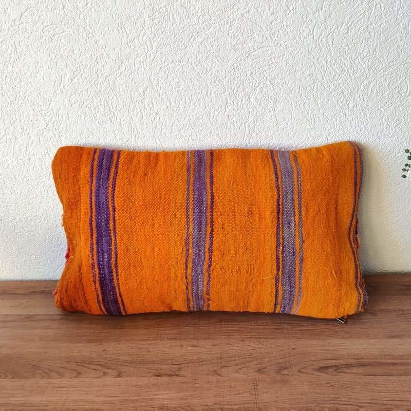 Coussin Bohème Orange Boujad LARI - Coussin