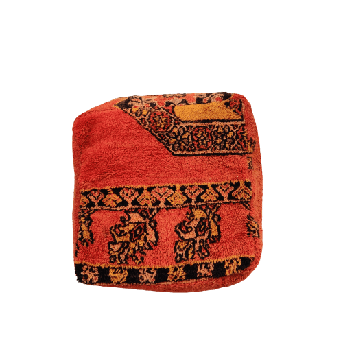 pouf marocain en laine