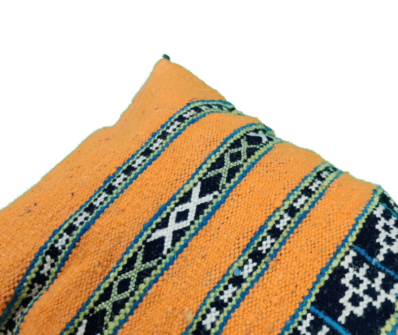 coussin marocain orange