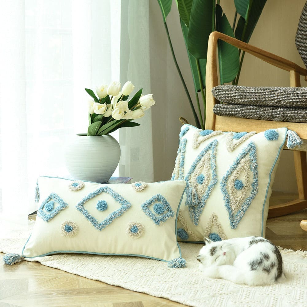 Coussins Scandinave Turquoise - MAZIR