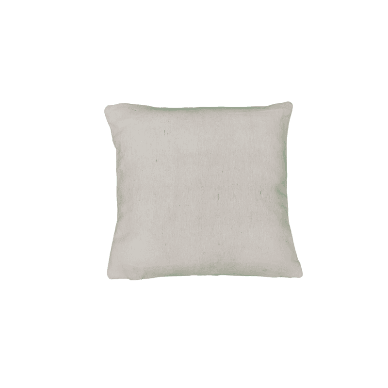 Coussin berbère Blanc céruse et Noir