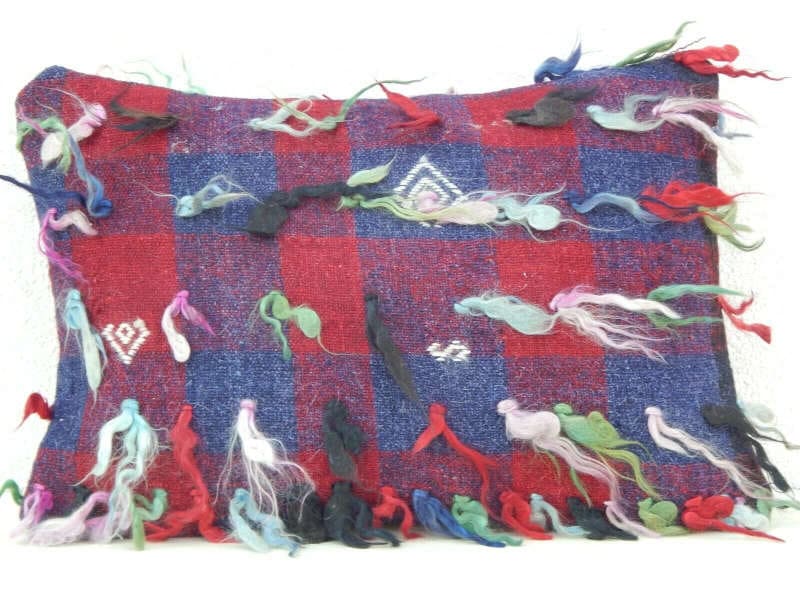 Coussin Kilim Boucherouite 35x50 cm