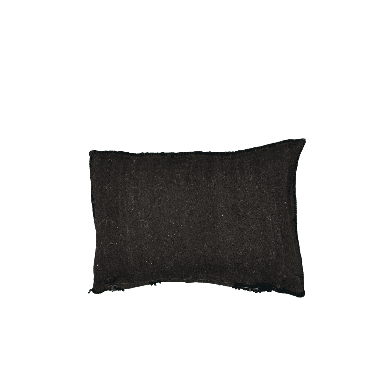 coussin kilim noir