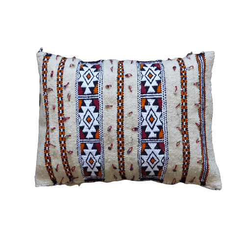 Coussin Kilim crème