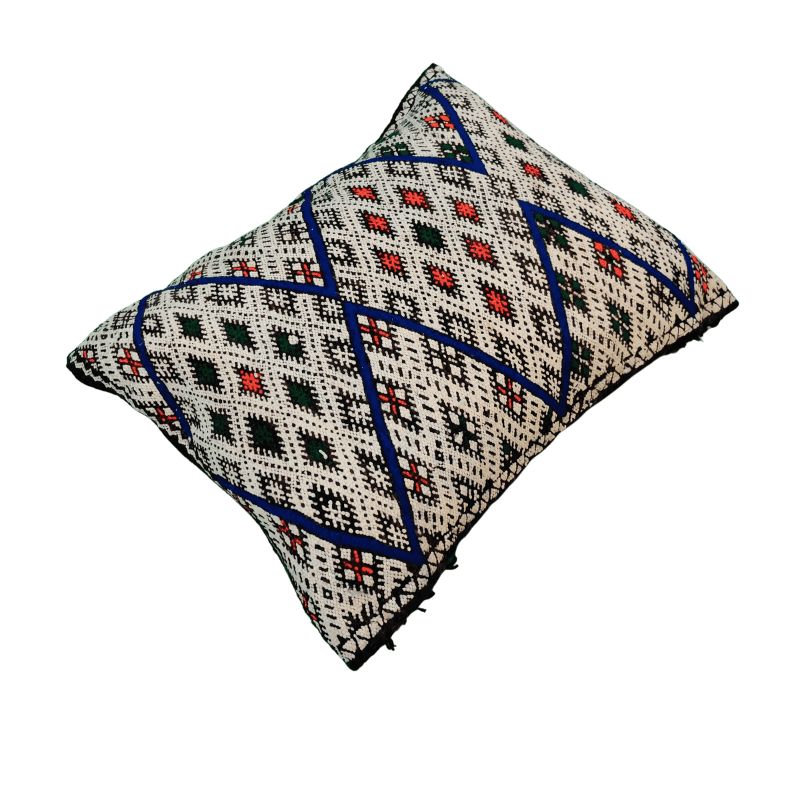 Coussin marocain Kilim losange