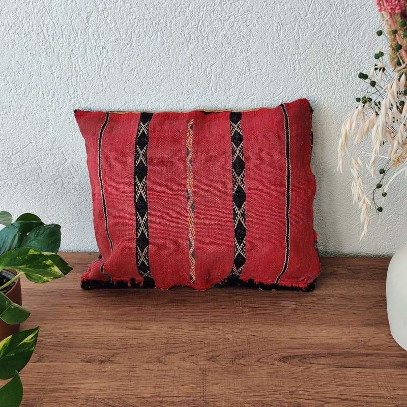 housse de coussin rouge