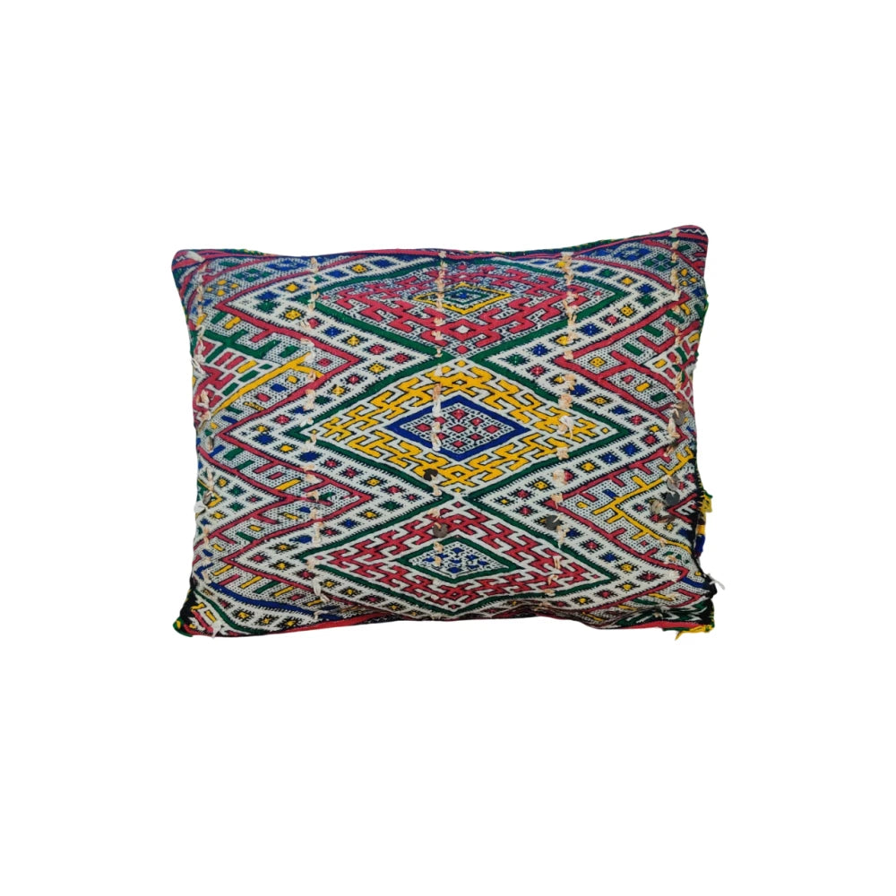 Coussin Kilim Marocain vintage - MAZIR Décoration