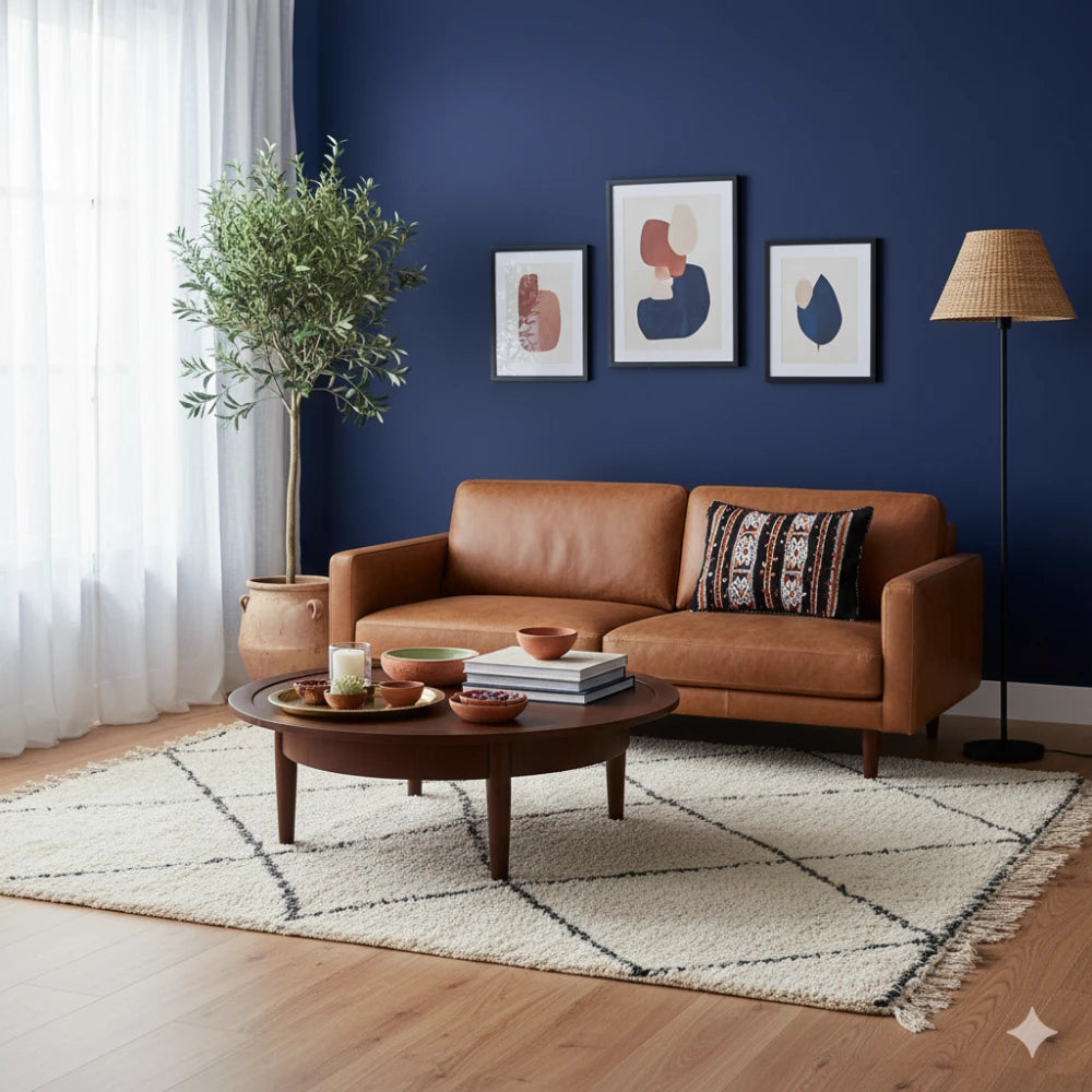 Coussin Kilim Noir <br> Coussin berbère