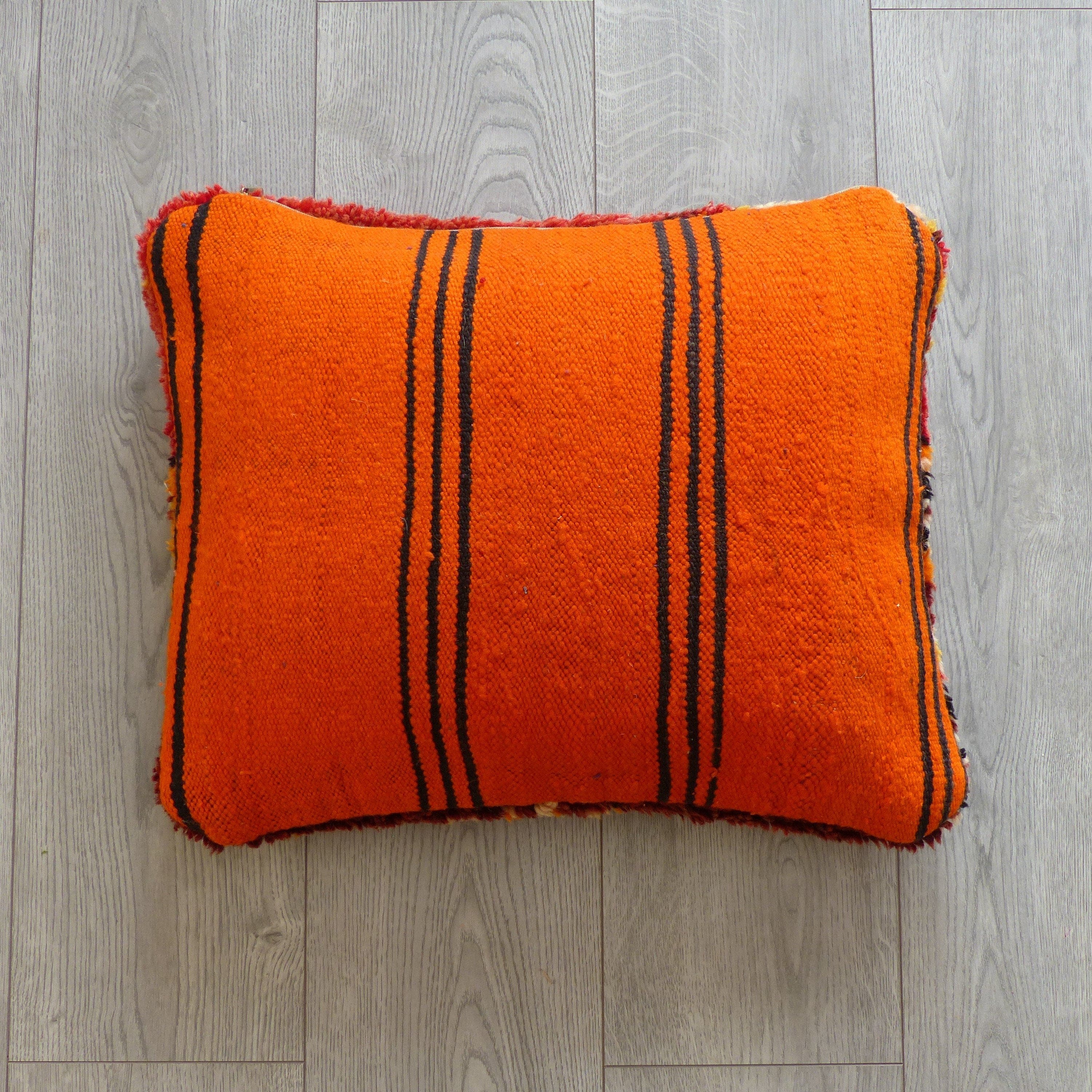 coussin berbere orange