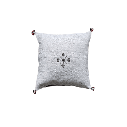 coussin gris claire