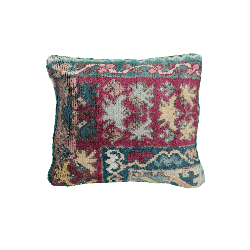 Coussin Marocain Magenta fushia  Vintage chic