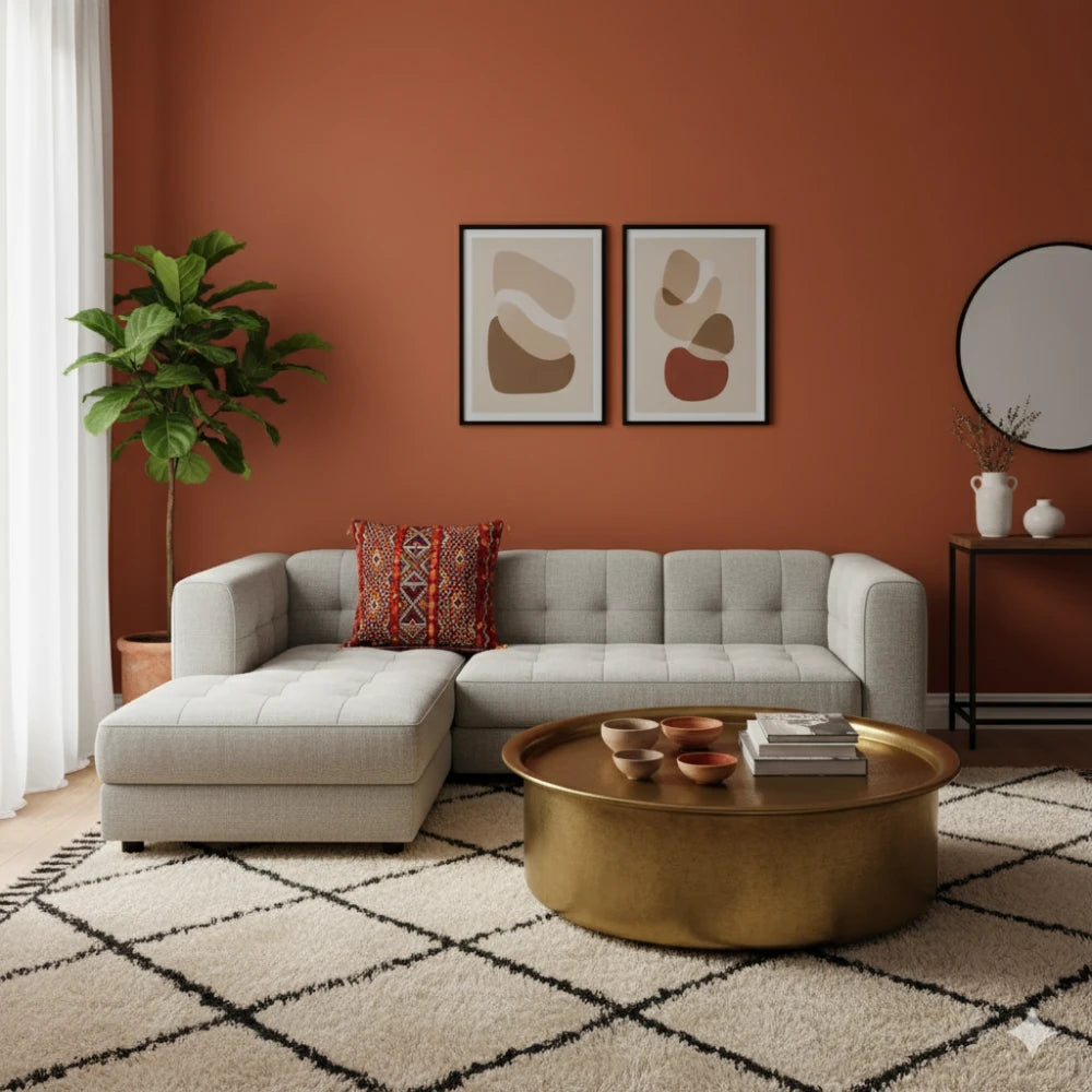 Coussin Marocain Rouge Beldi