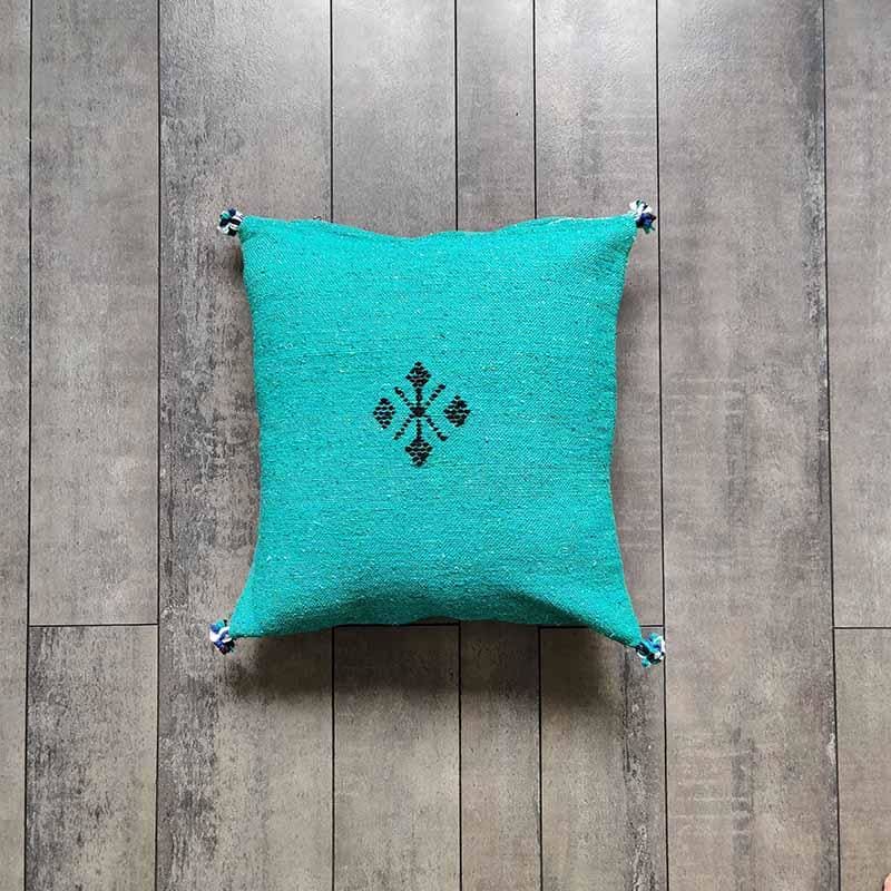 coussin berbere vert