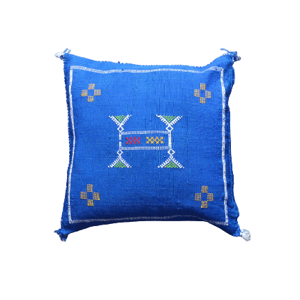 coussin sabra bleu