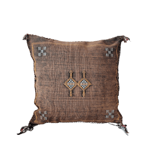 coussin berbere marron