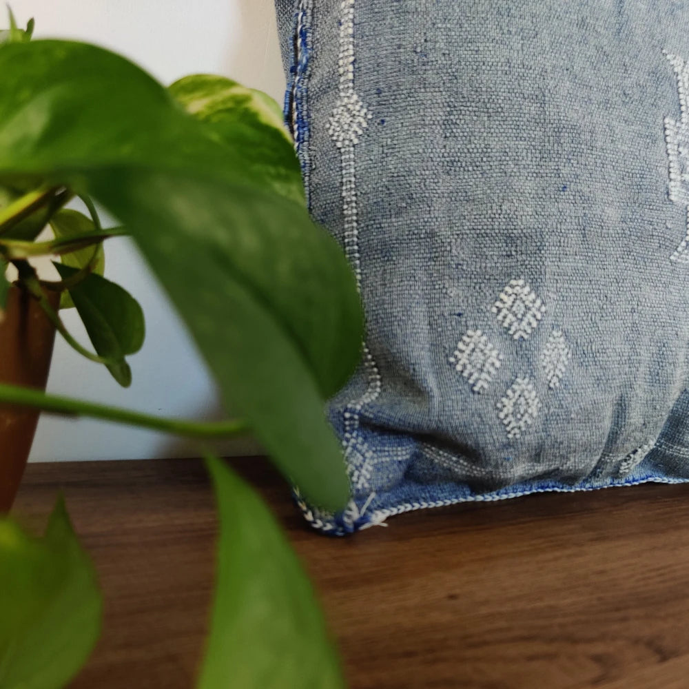 Coussin Sabra Gris bleu délavé - MAZIR Décoration