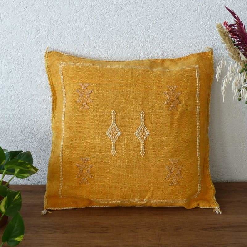 coussin sabra jaune