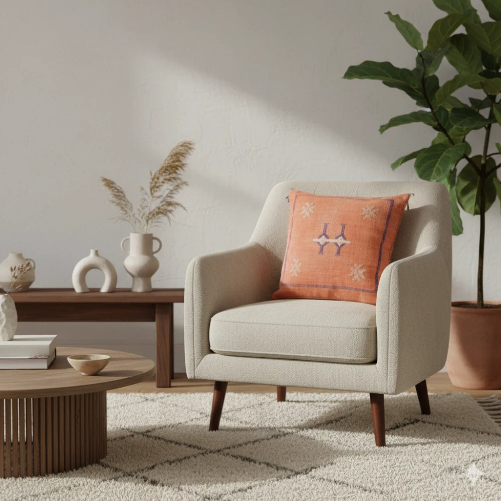 Coussin Sabra Orange de Luxe