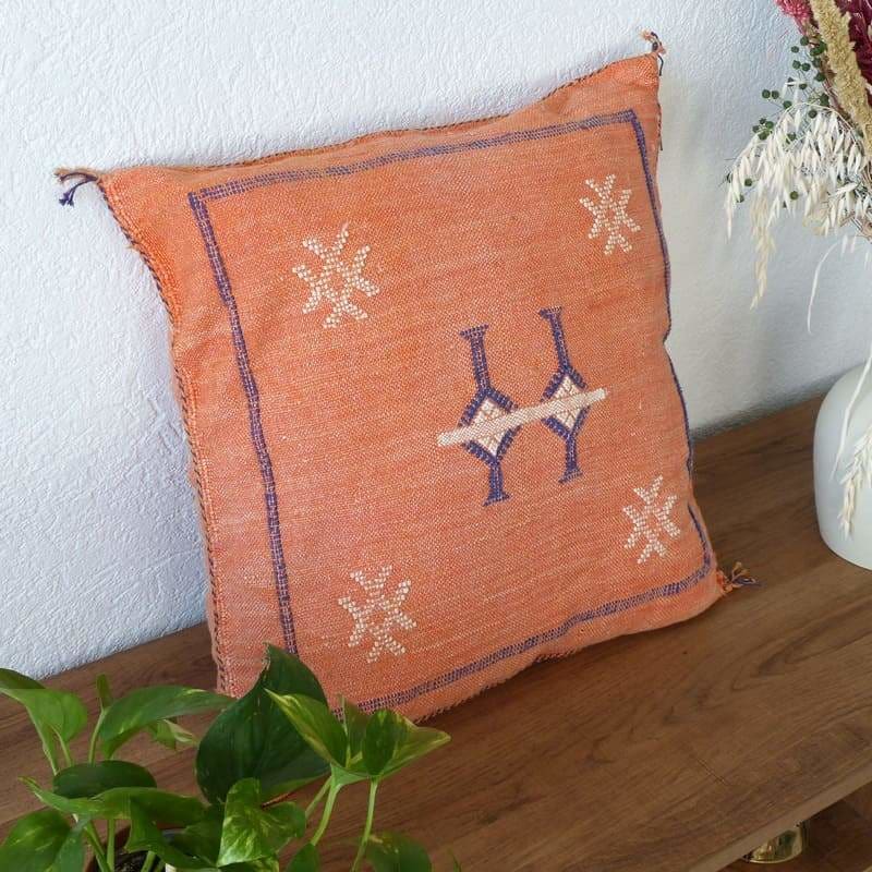 coussin sabra orange