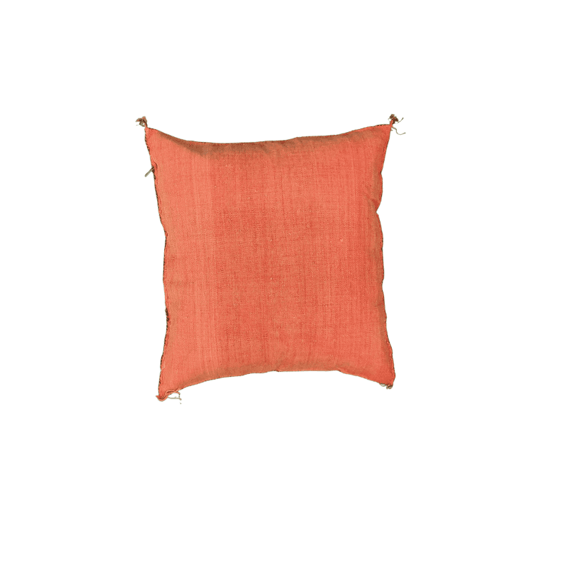 Coussin Sabra Orange brûlée berbère