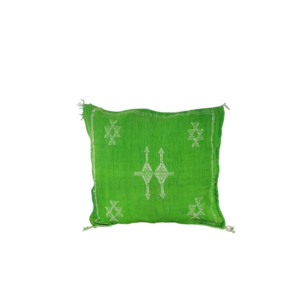 Coussin Sabra Vert bohème - MAZIR Décoration