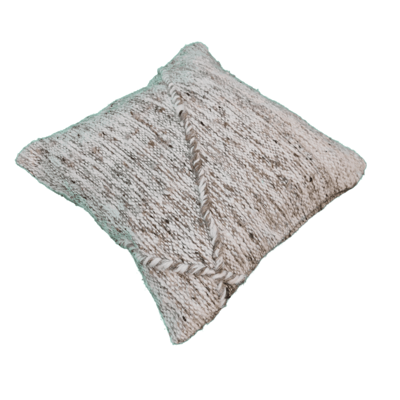 Coussin bohème beige