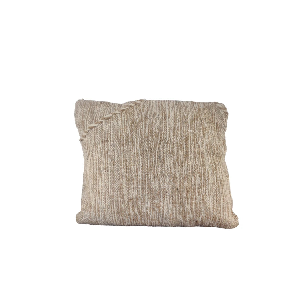 Coussin Zanafi crème bohème - MAZIR Décoration