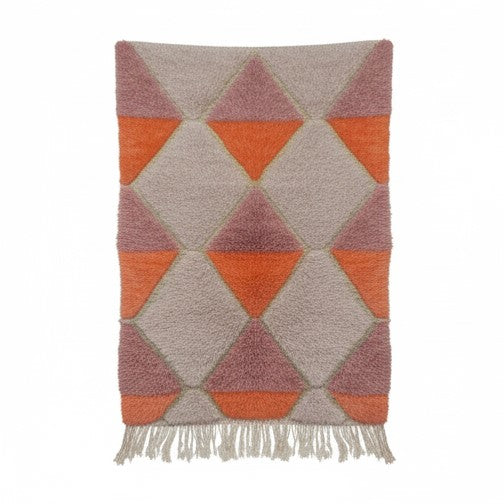 Petit tapis berbère coloré