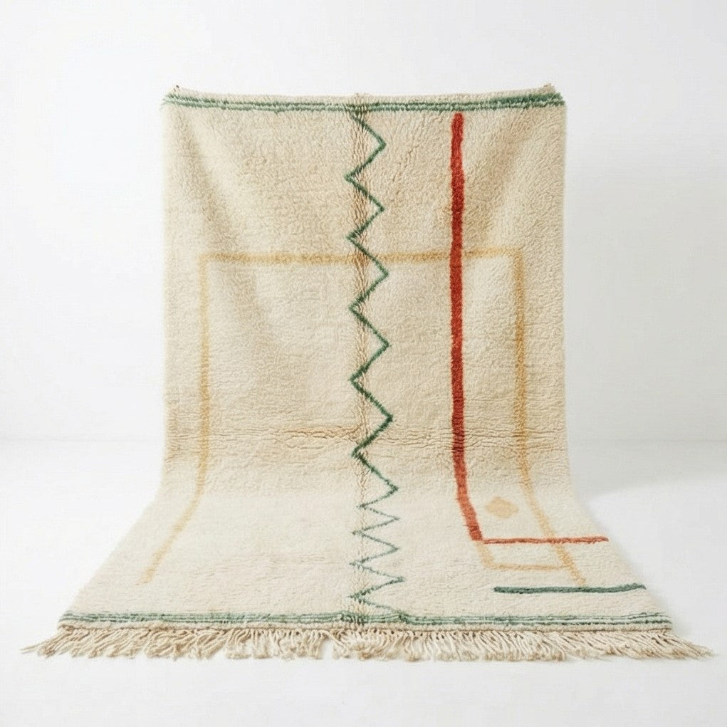 Tapis marocain en laine moderne
