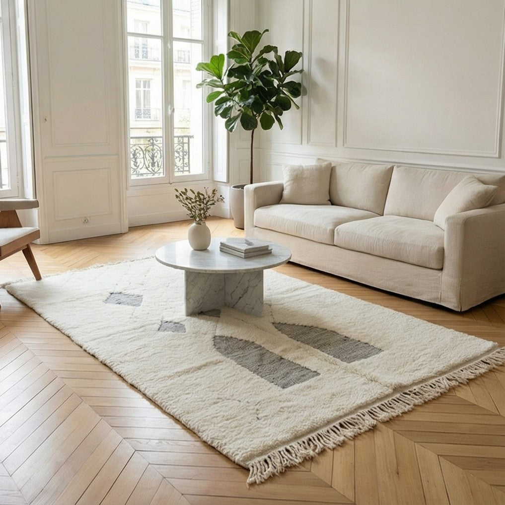 Grand Tapis Berbère Abstrait <Br> 210x310 cm