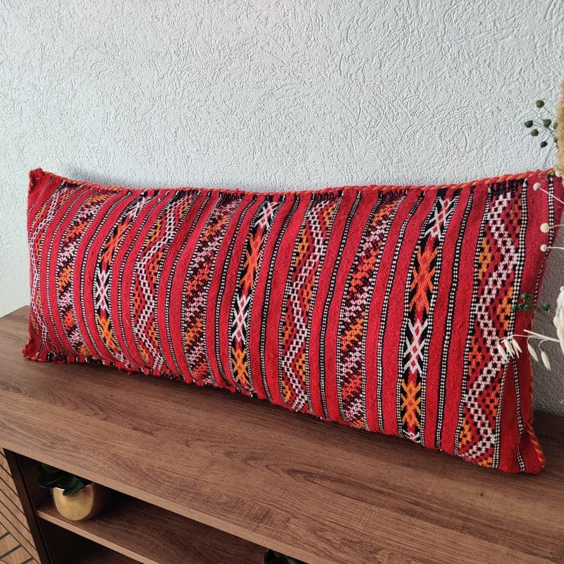 long coussin kilim