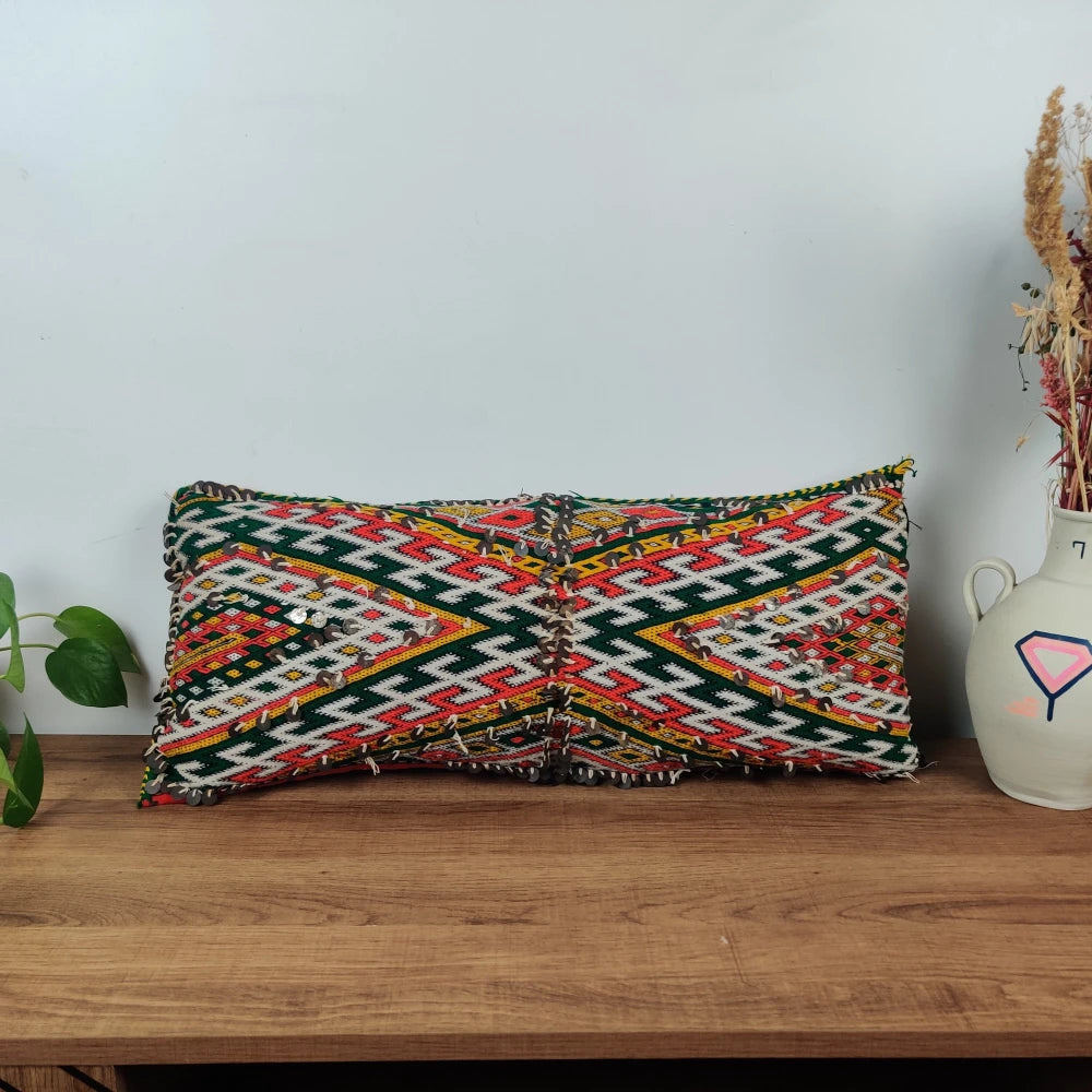 Grand coussin kilim Maroc fait main