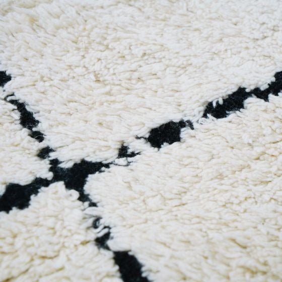 Tapis berbère grille en coton