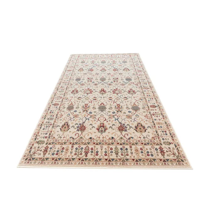 Tapis persan beige en laine FAHA