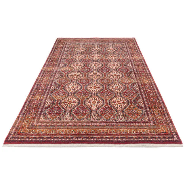 Tapis style oriental rouge antique