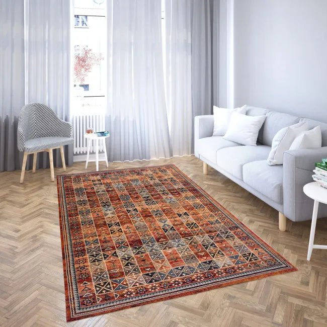 Tapis Perse Oriental Rouge Antique