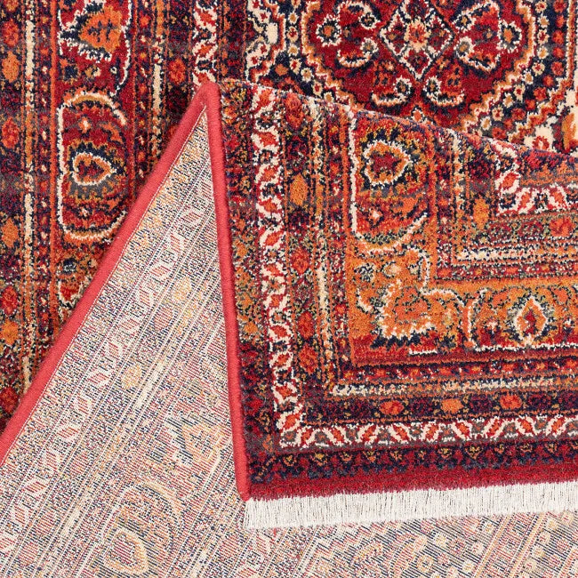 Tapis style oriental rouge antique