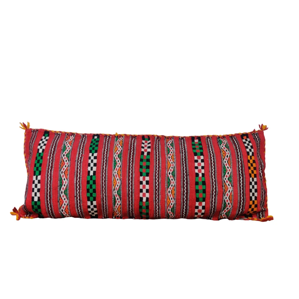 Long Coussin Kilim Marocain Vintage